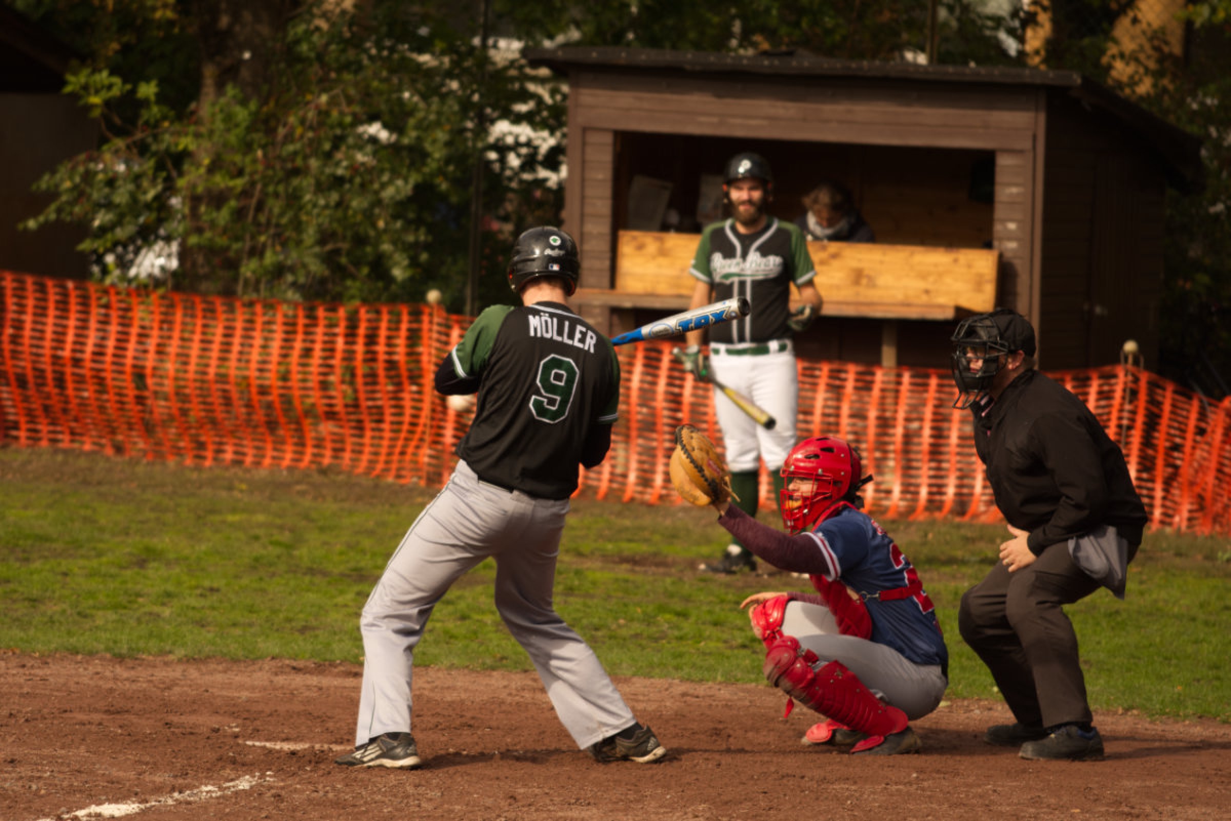 Alexander Möller am Schlag beim NBSV-Allstar-Game 2019